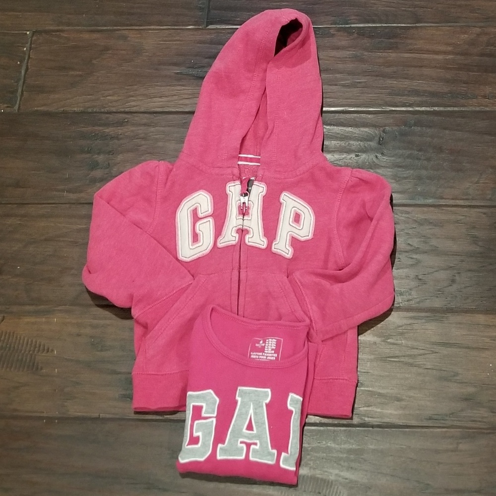 Gap Toddler Pink Hoodie and Pullover Top